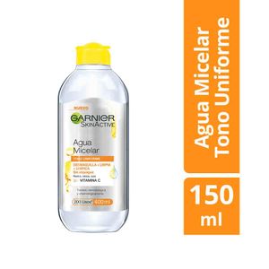 Agua Micelar Express Aclara Tono Uniforme 400 ml Garnier Skin Active