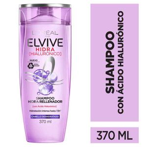 Shampoo Elvive Hidra Hialurónico Para Cabello Deshidratado 370 ML